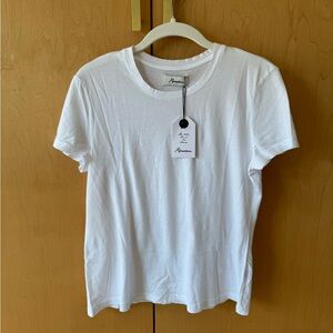 White soft Rowan t shirt, size small
